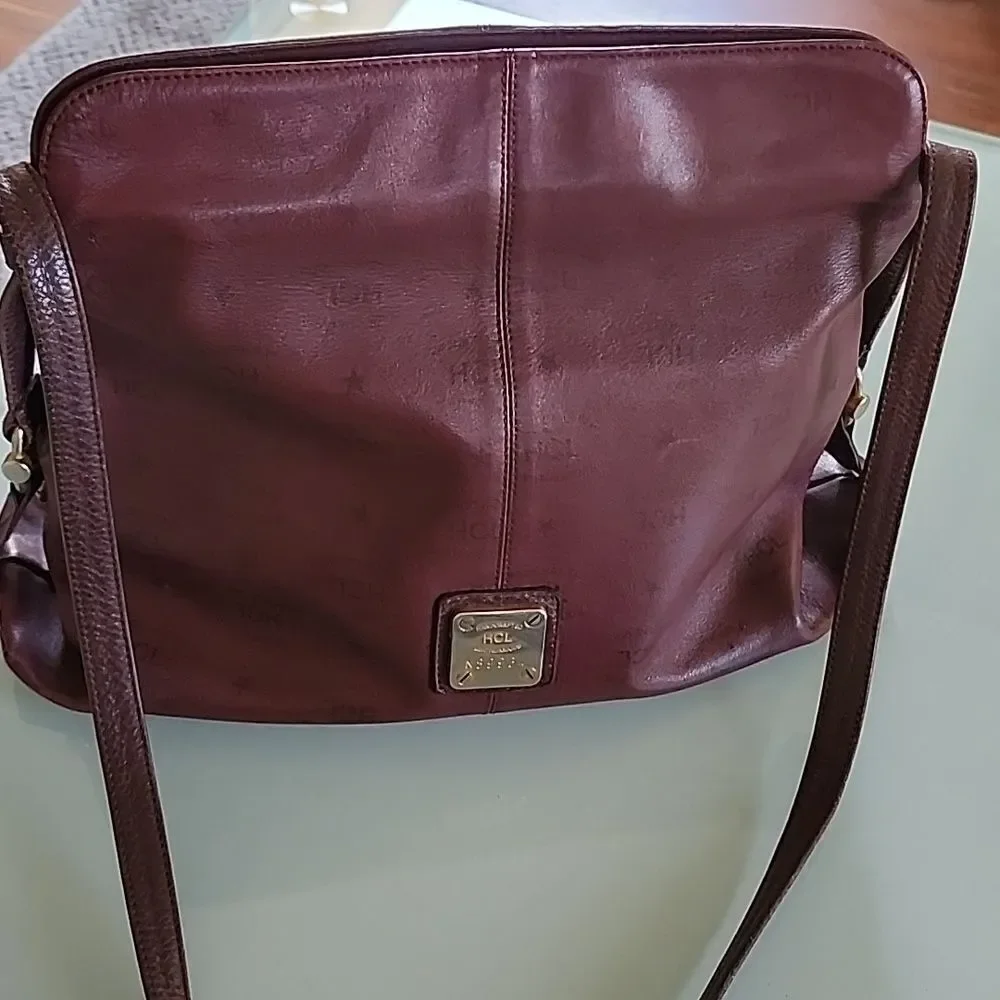 HCL Germany Luxury Y2K Boho Chic Indie Sleaze Slouchy Stamped Leather Hobo Bag
